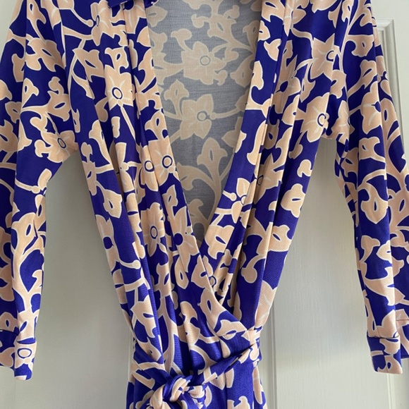 Diane Von Furstenberg Abigail Wrap Maxi Dress - Picture 2 of 7